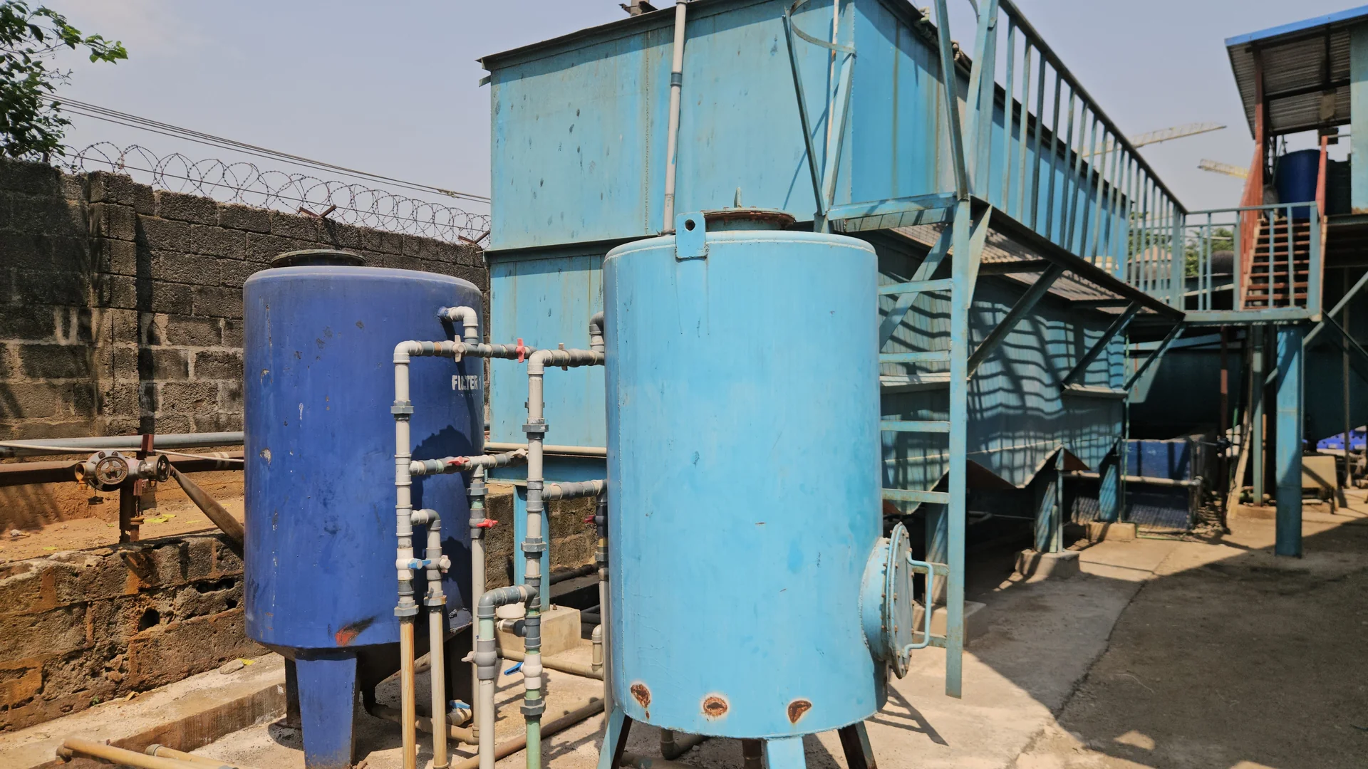 Wastewater treatment plant industrial